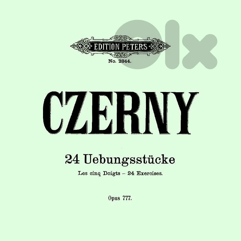 Czerny Op 777 Music Book