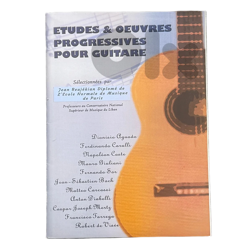 Jean Beujekian Guitar Method Book – Premier Cours (Études & Progressiv