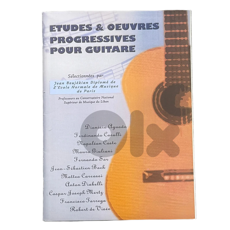 Jean Beujekian Guitar Method – Cours Préparatoire