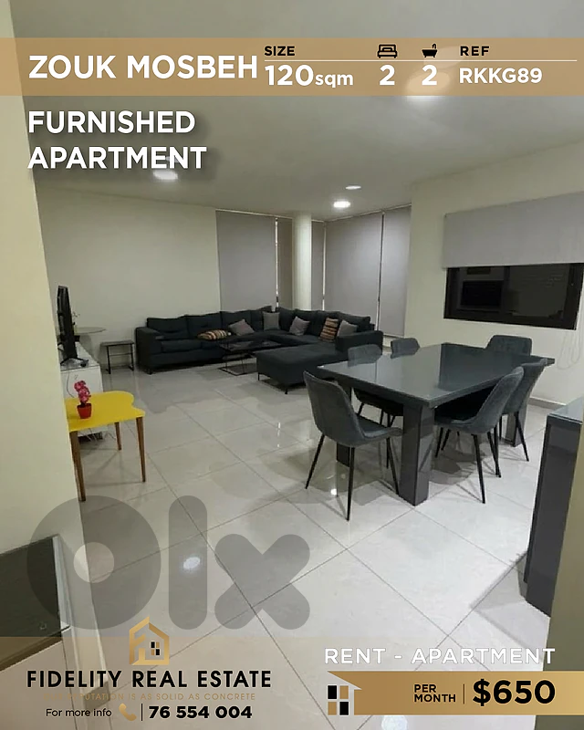Apartment for rent in Zouk Mosbeh RKKG89 شقة للإيجار في زوق مصبح Apartment for rent in Zouk Mosbeh RKKG89 شقة للإيجار في زوق مصبح
