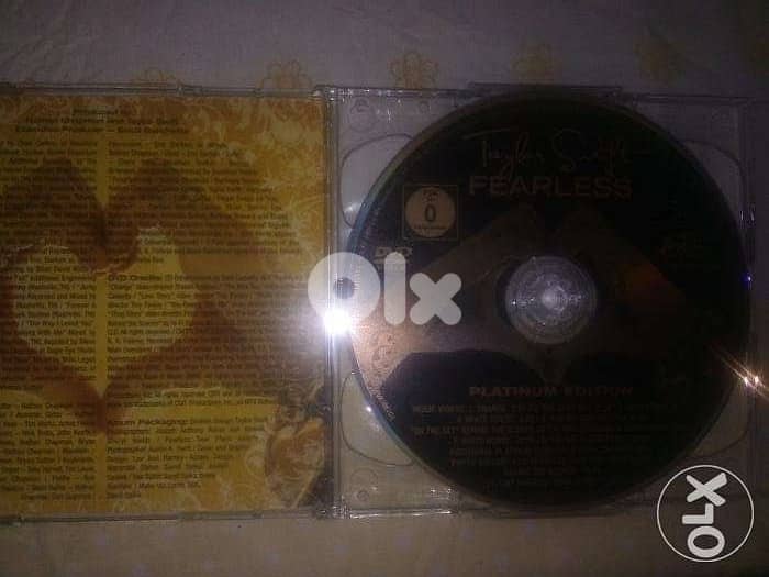 Taylor swift fearless platinum edition cd + dvd 1