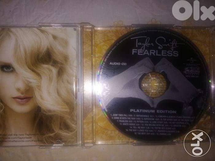Taylor swift fearless platinum edition cd + dvd 2