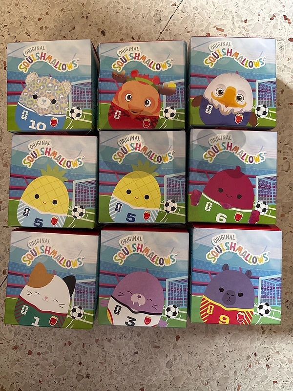 My Squishmallows mcdonalds collections