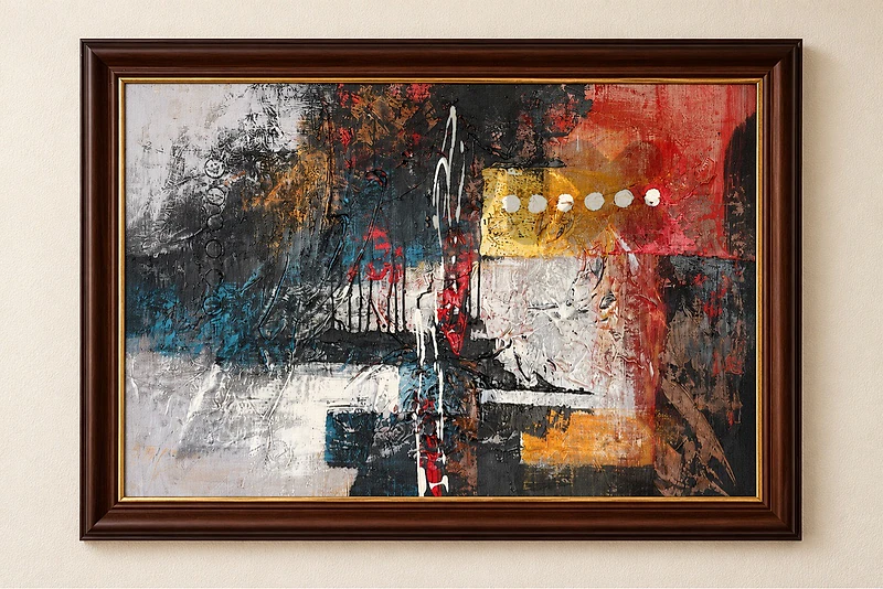 Framed Abstract Wall Art