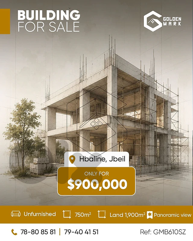GMB610SZ - Building for sale in Hbaline jbeil مبنى للبيع في حِبالين