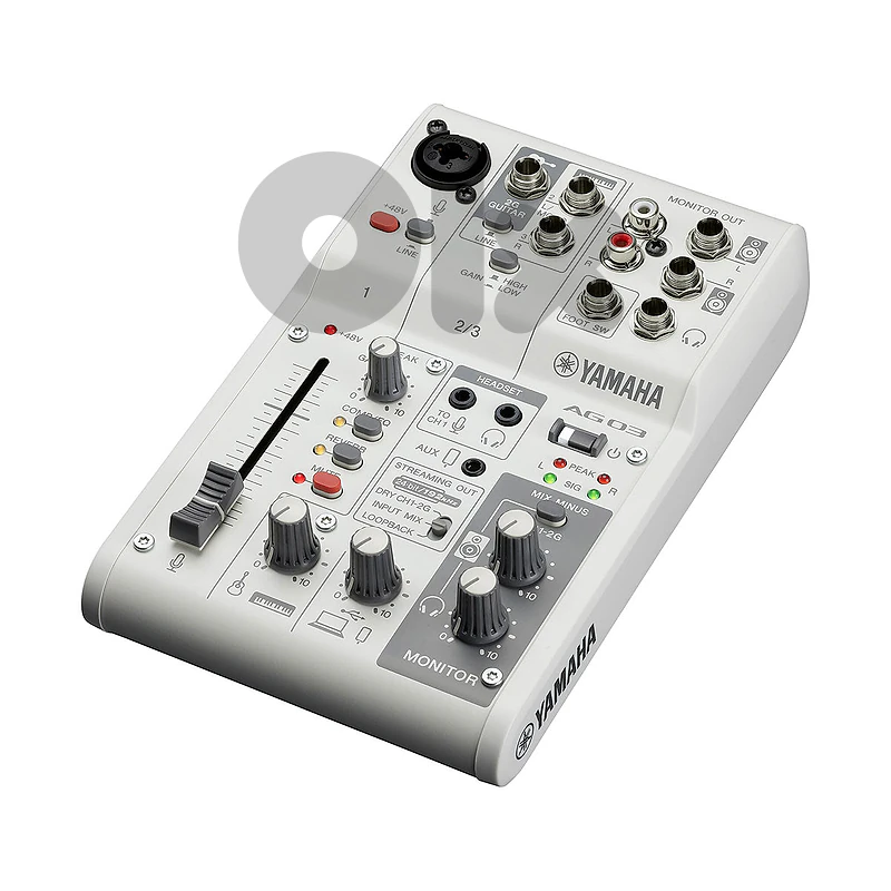 Yamaha AG03MK2 3-Channel Live Streaming Loopback Audio interface