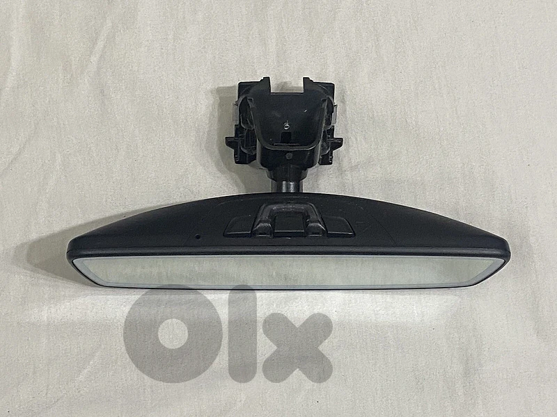 BMW 7 Series Rear View Mirror Black OEM E11048370 / 048370 AG0186