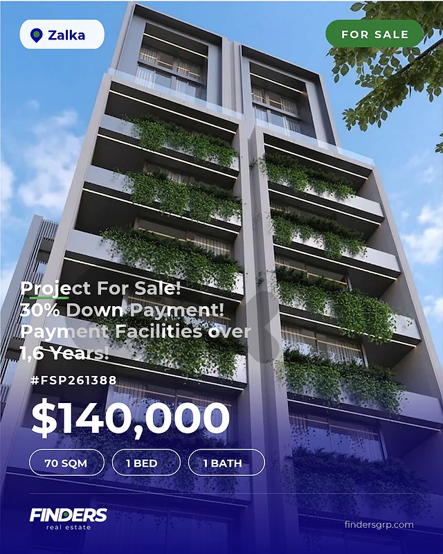 Project for sale in Zalka! مشروع للبيع في الزلقا!