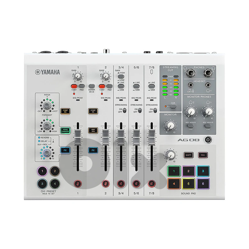 Yamaha AG08 8-Channel Live streaming Mixer