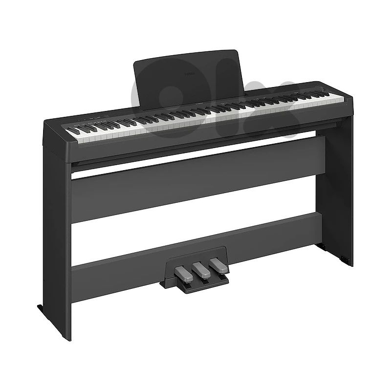 Yamaha P-145 Portable Digital Piano with Wooden Stand and Pedal Unit