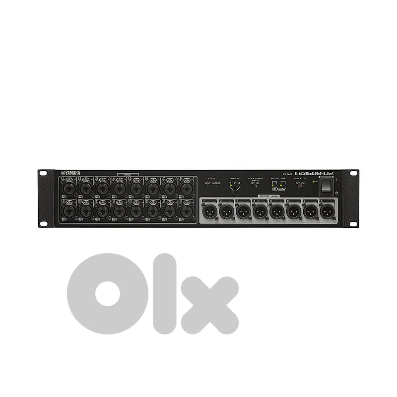 Yamaha Tio1608-D2 Dante-equipped I/O Rack