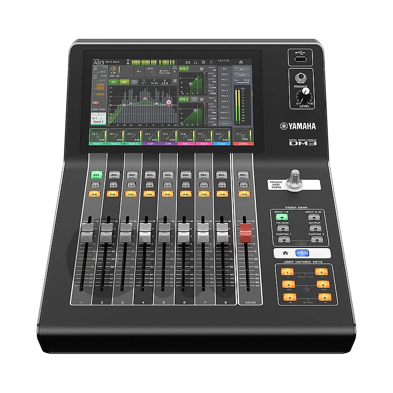 Yamaha DM3 22-Channel Digital Mixer with Dante