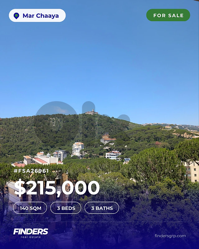 Apartment for sale in Mar Chaaya!شقة للبيع في مار شعيا!