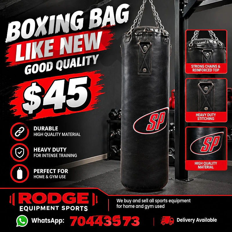 Boxing bag like new good quality