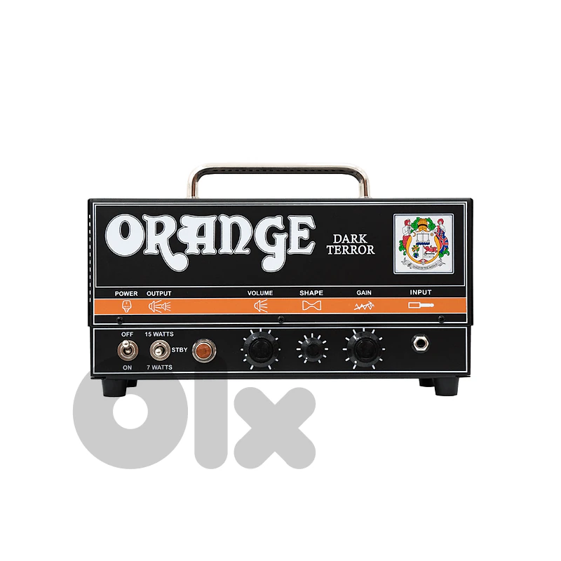 Orange Dark Terror – 15W High-Gain Tube Guitar Amp Head with Shape Con