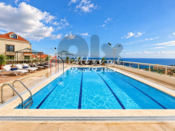 Stunning Sea View Triplex Villa in Khaldeh| Gated community