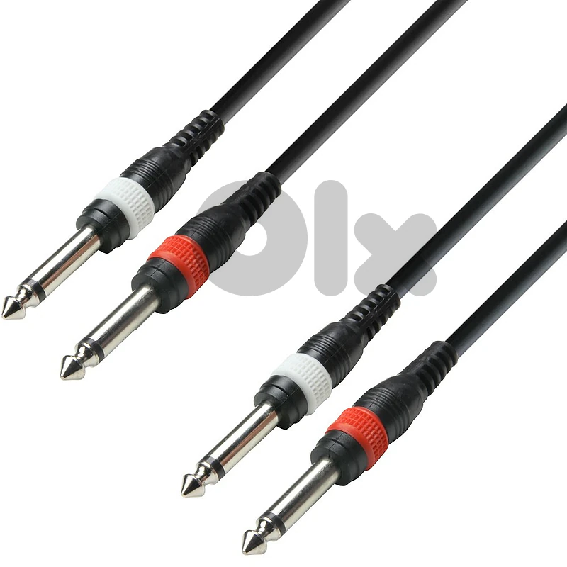 Adam Hall Cables 3 STAR TPP 0300 - Twin Cable, Adam Hall® 2 Jack TS x