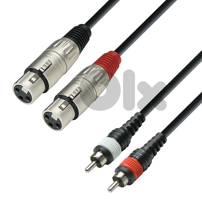 Adam Hall Cables 3 STAR TFC 0300 - Twin Cable, Adam Hall® 2 XLR Female