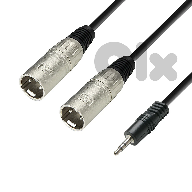 Adam Hall Cables 3 STAR YWMM 0300 - Y Cable, Adam Hall® 2 XLR Male x M