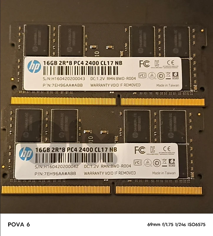HP (SK Hynix) 32GB Kit (2x16GB) DDR4 Laptop RAM - Brand New Pulls