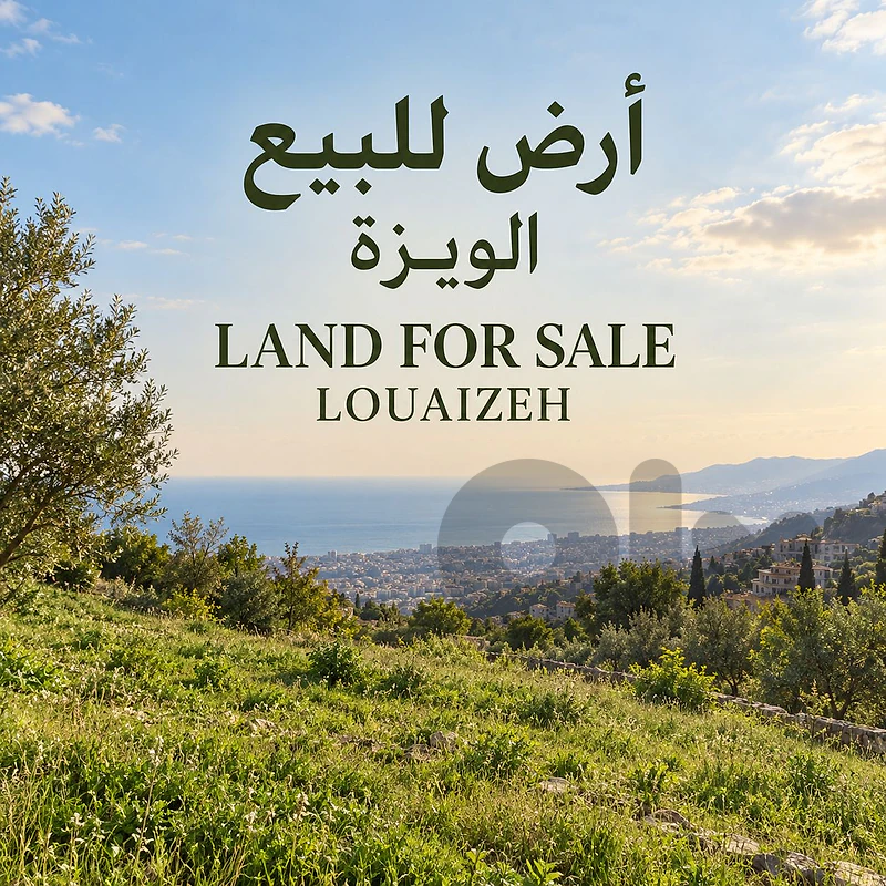 Land for sale Louaizeh ذارض للبيع الويزة