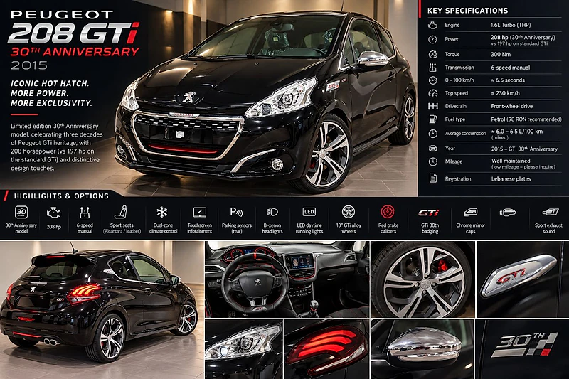 Peugeot 208 2015 Gti