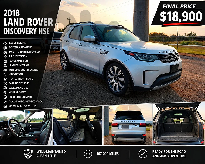 Land Rover Discovery 2018 HSE