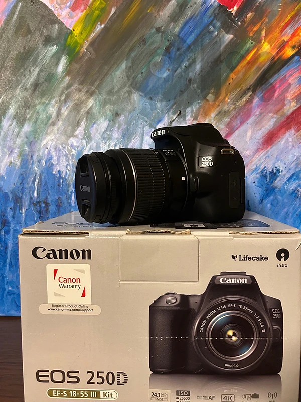 Canon EOS 250D DSLR Camera + 18-55mm Lens | Excellent Condition