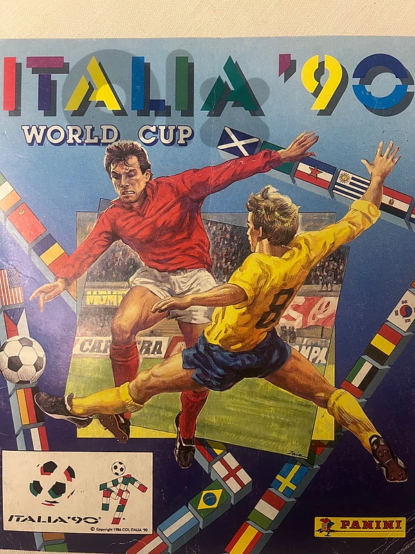 Panini Italia 1990 World Cup Album- Complete
