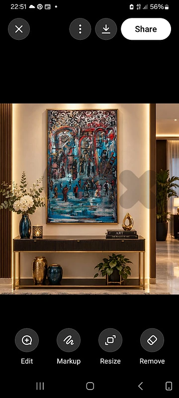 لوحه مميزه اصيله رسم مش طباعه