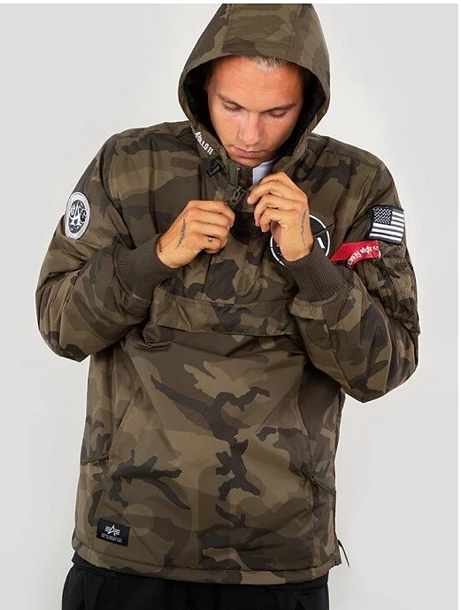 Alpha industries x nasa pullover camo