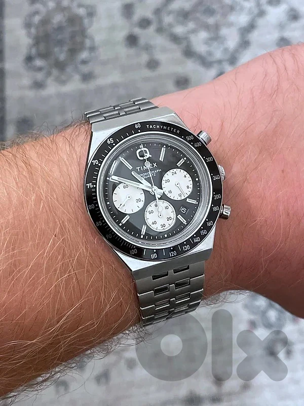 Timex Q chronograph 40mm black