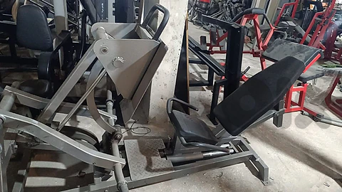 leg press Gym machine used 03 027072 GEO SPORT EQUIPMENT - Gym, Fitness ...