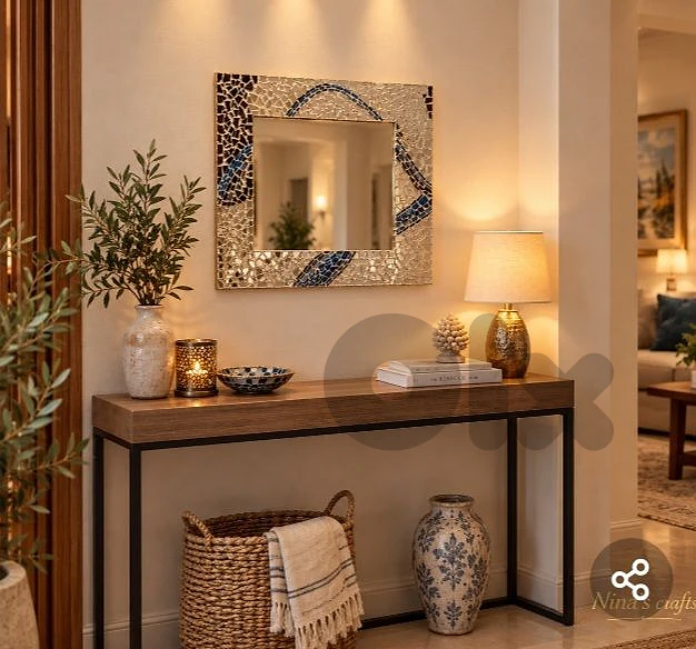 Handmade mosaic mirror