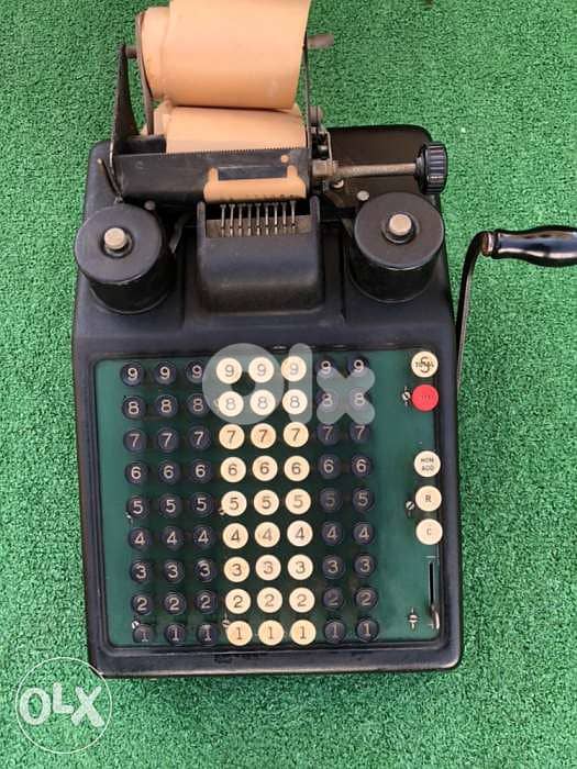 BURROUGHS mechanical calculator 0