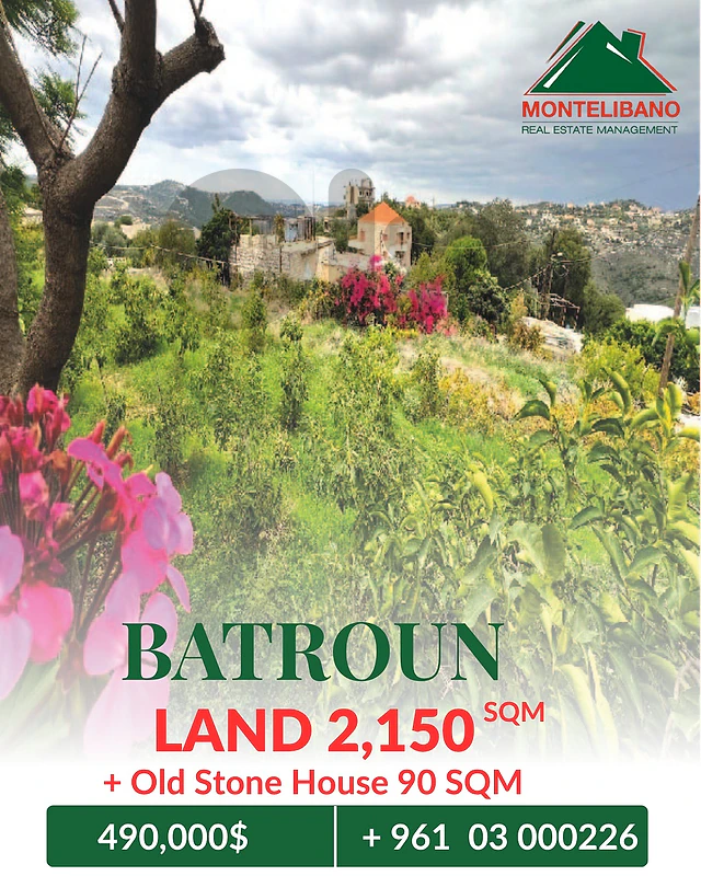2,150 sqm Land With Open View With a 90 sqm Old Stone House For Sale!