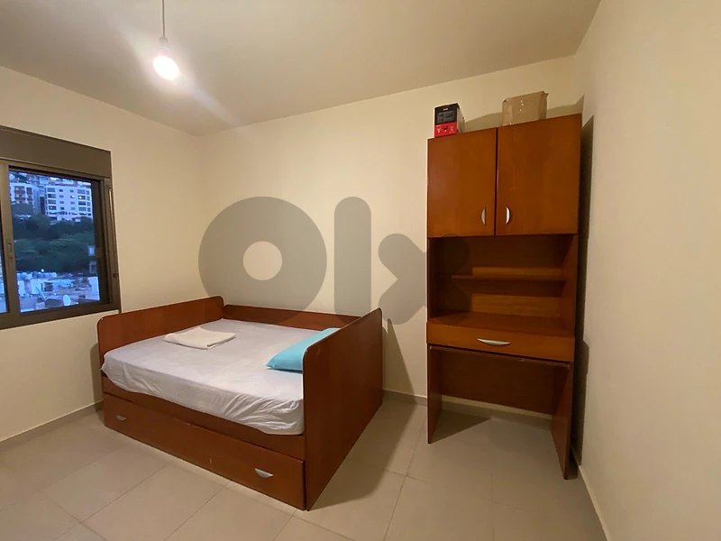 bed with matress and closet