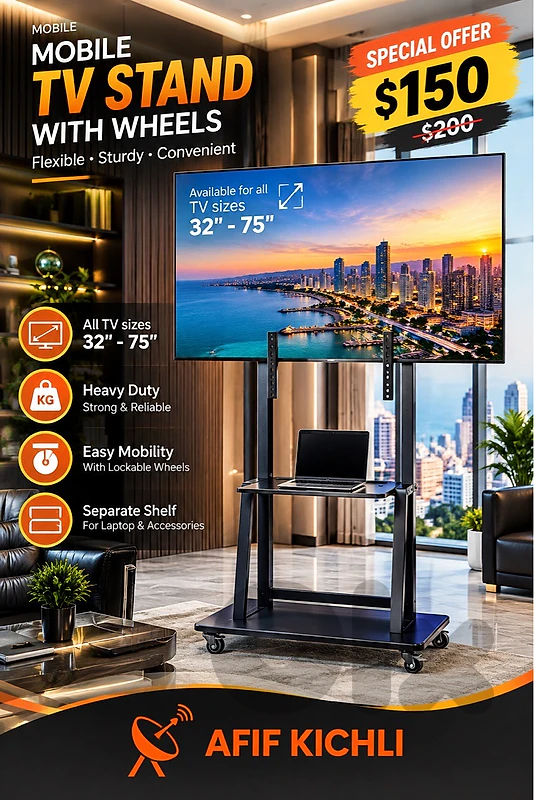 Stand Tv Free Standing 32-75 Inch New