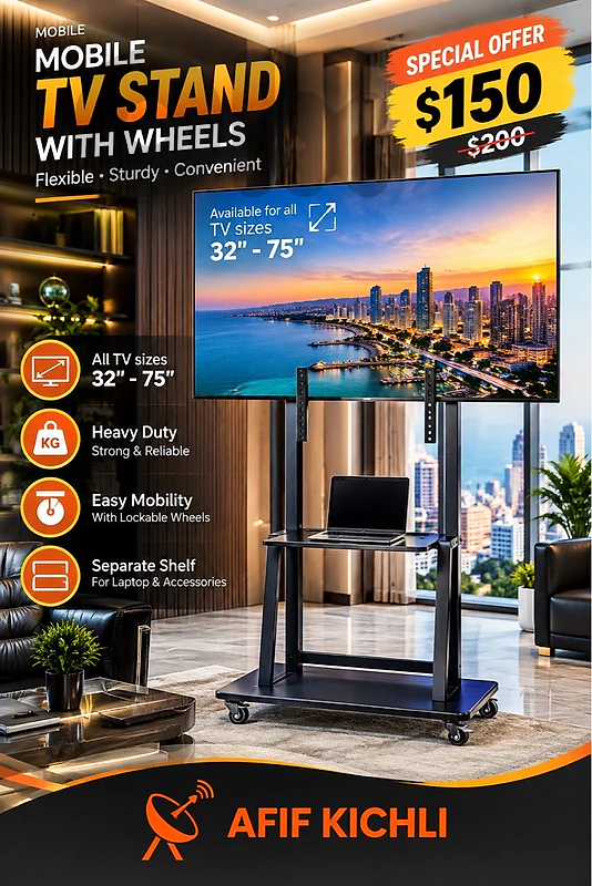 Stand Tv Free Standing 32-75 Inch New