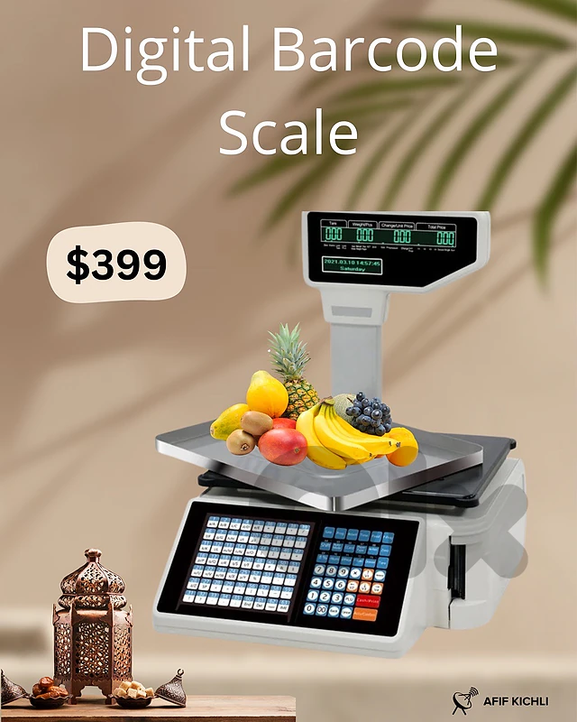 Digital Barcode Scale New