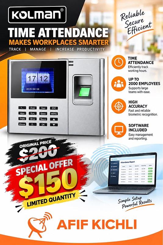 Fingerprint Time Attendance Machine