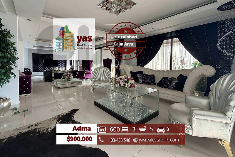 Adma 600m2 | Furnished | Panoramic VIew | High End | EH