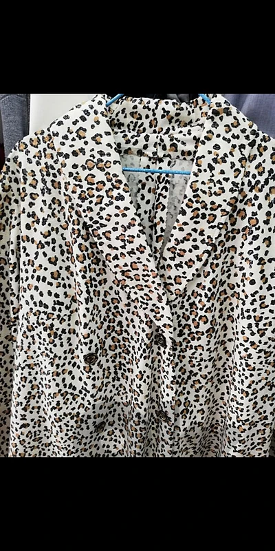 Tiger printed gown