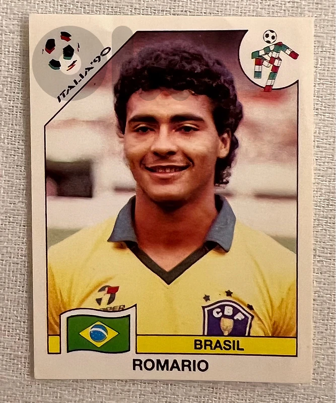Romario Panini Sticker- World Cup 1990