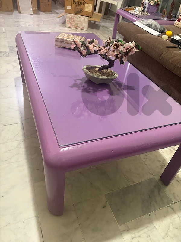 Wooden tables