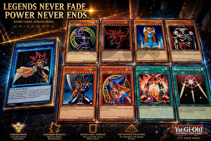Original Yugioh Yami Yugi Deck of 40 Cards Limited Offer