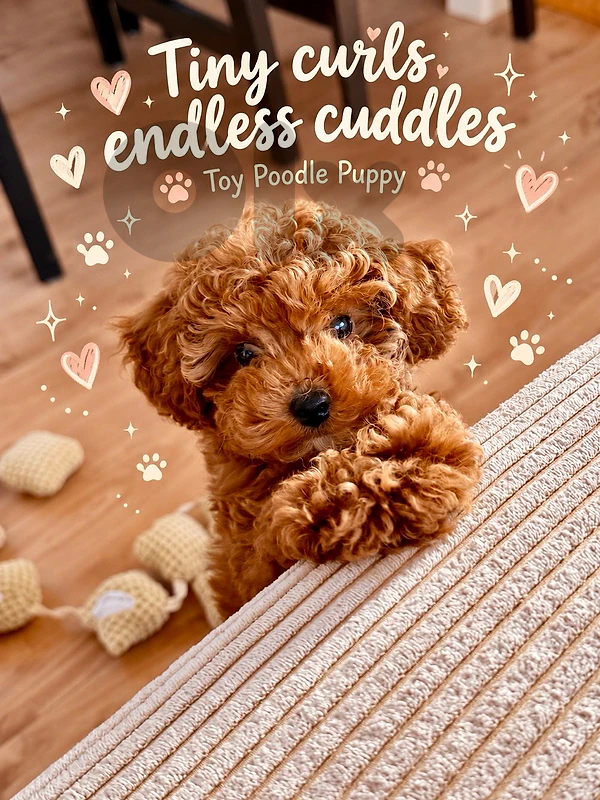 Cutest Toy Poodle puppy imported Dog / كلب