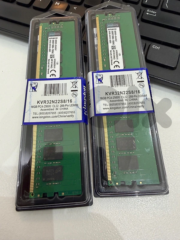 RAM 16 HB DDR4 KINGSTON 3200MHZ NEW SEALED WARRANTY 2 YEARS