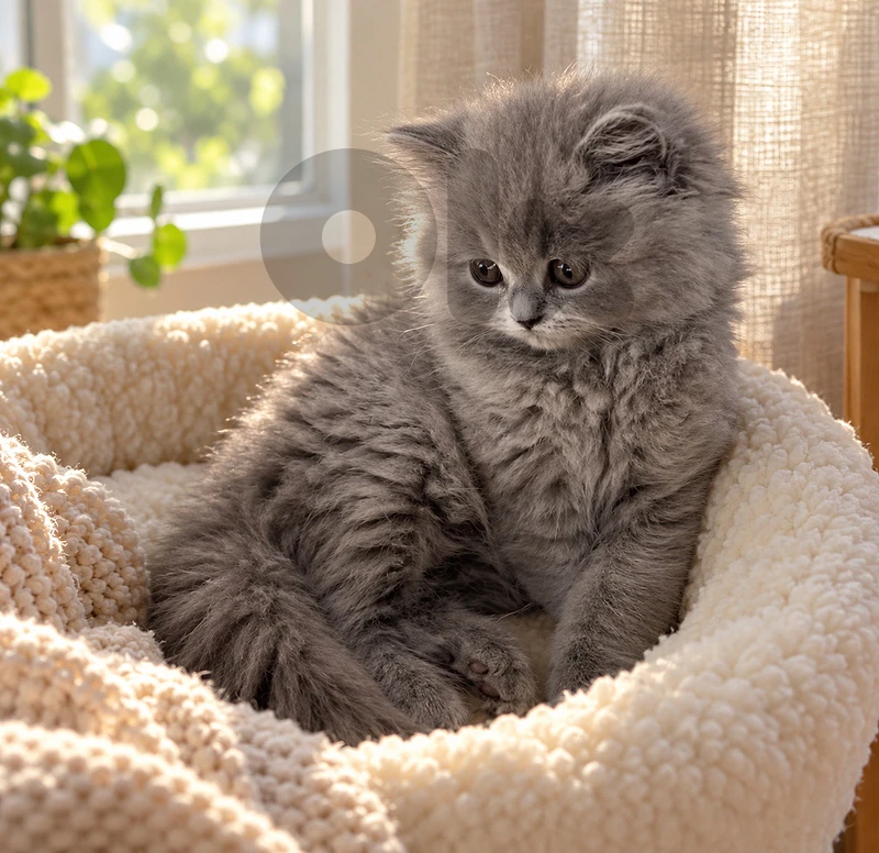 Fluffiest British Long Hair kitten cat / delivery available / قطط