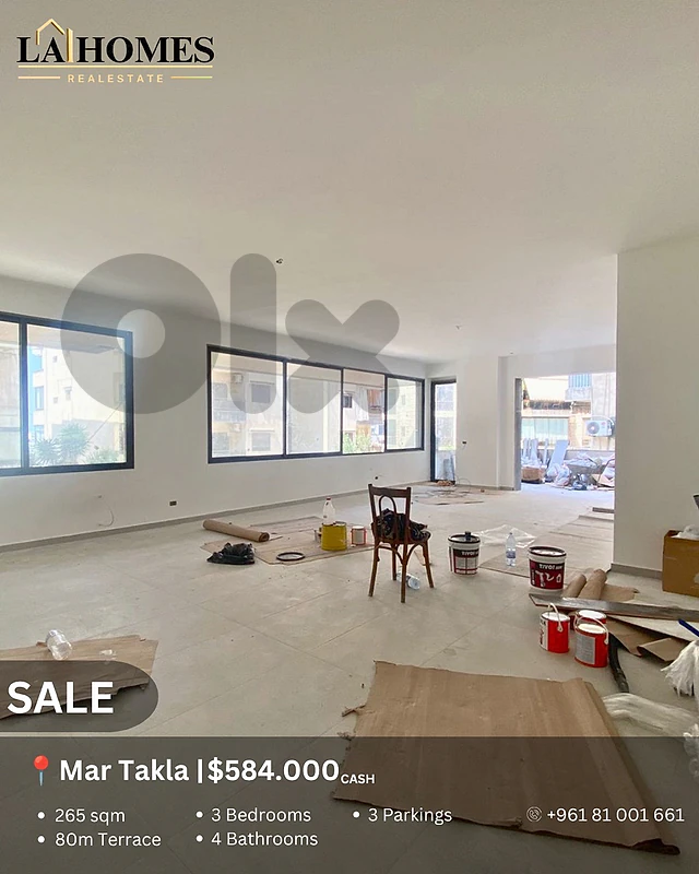 apartment for sale in mar takla شقة للبيع في مار تقلا